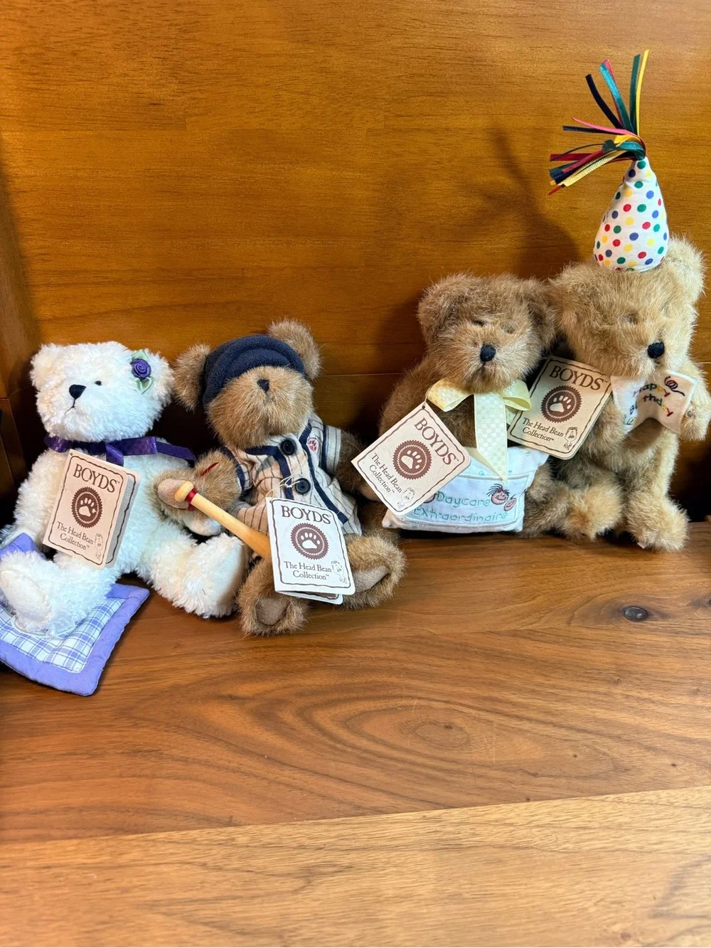 Boyds Bears Plush lot 19 Bears dogs moose all WITH TAGS
